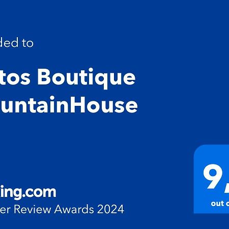 Elatos Boutique Mountainhouse Villa Karpenísion Exterior foto
