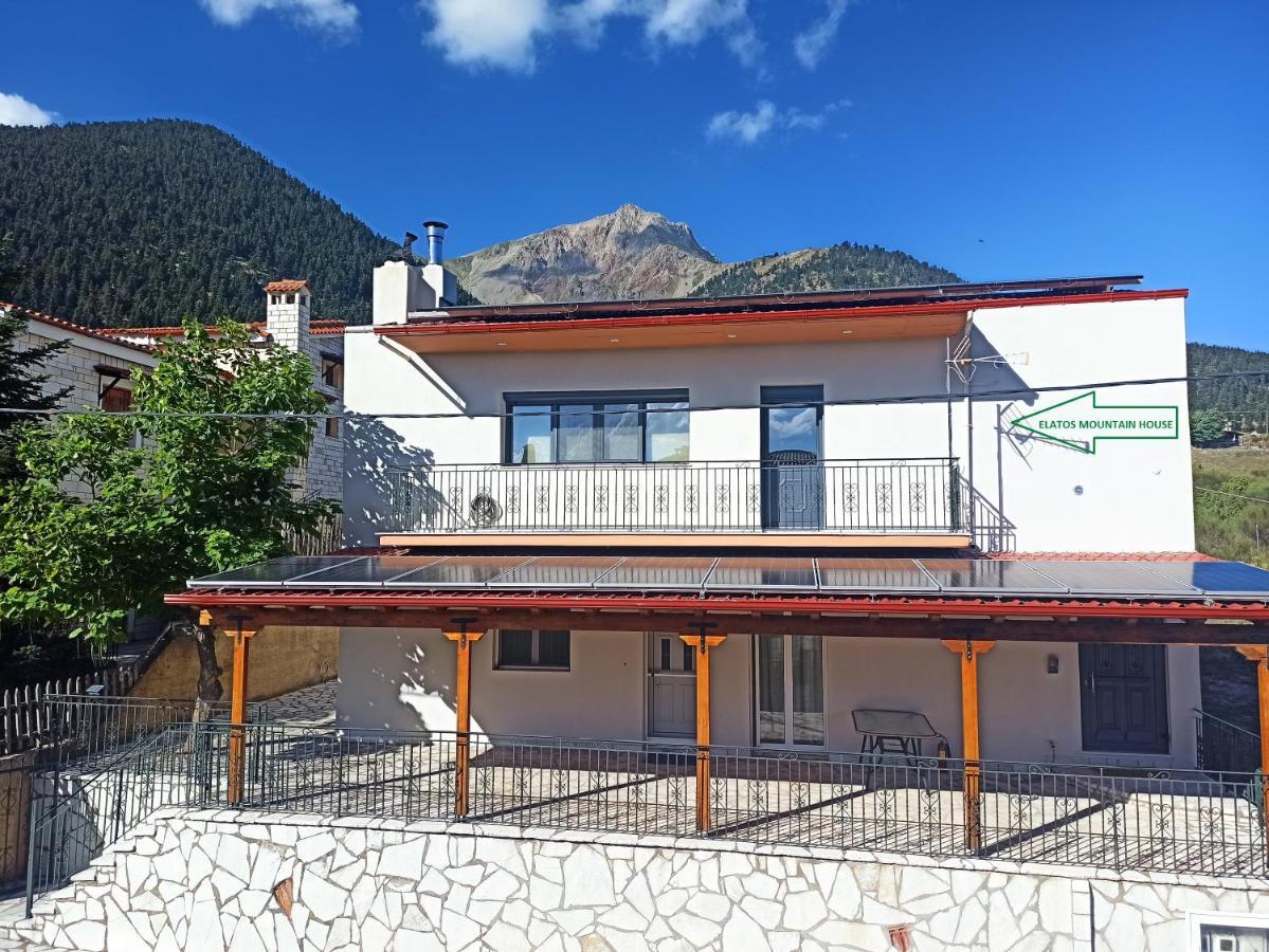 Elatos Boutique Mountainhouse Villa Karpenísion Exterior foto
