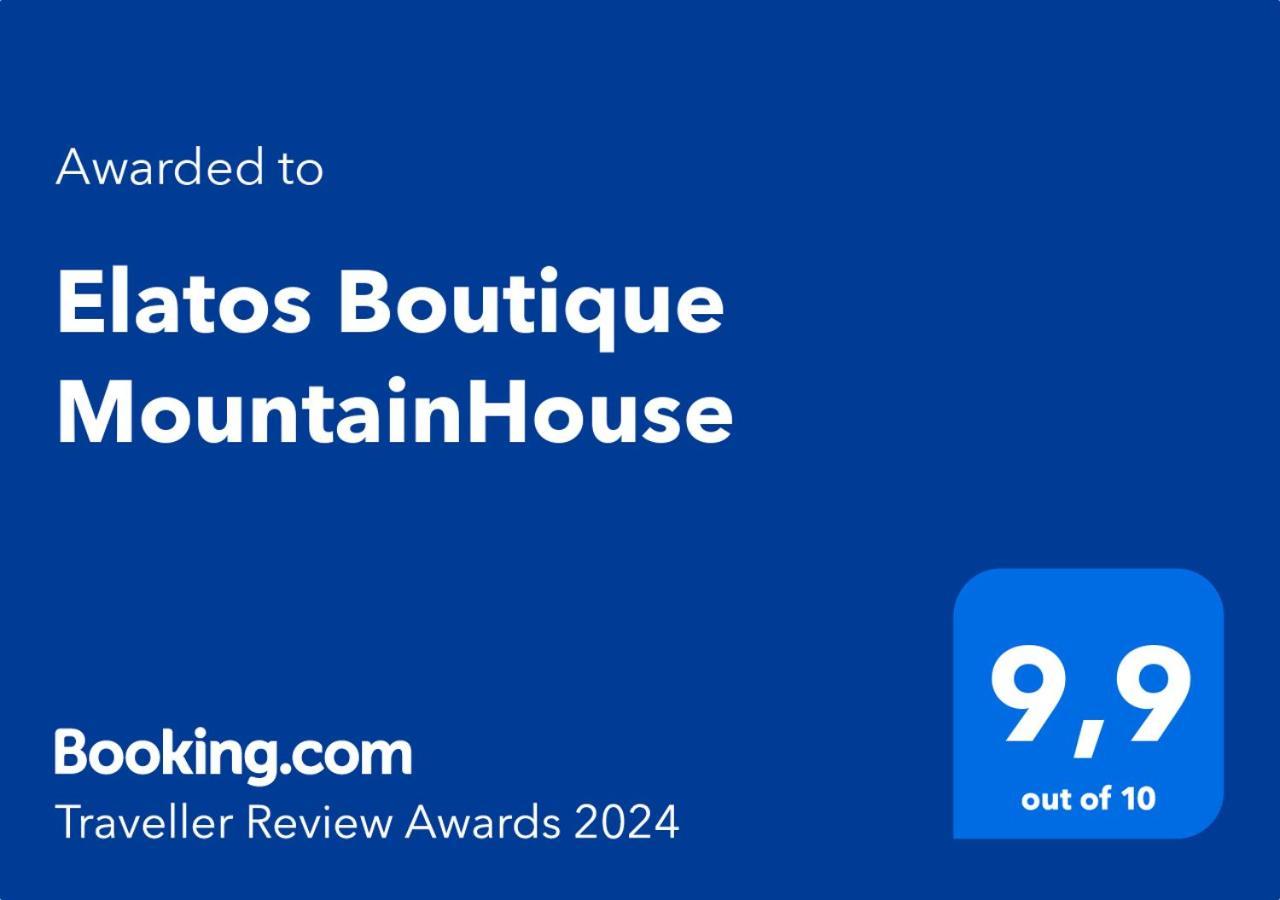 Elatos Boutique Mountainhouse Villa Karpenísion Exterior foto